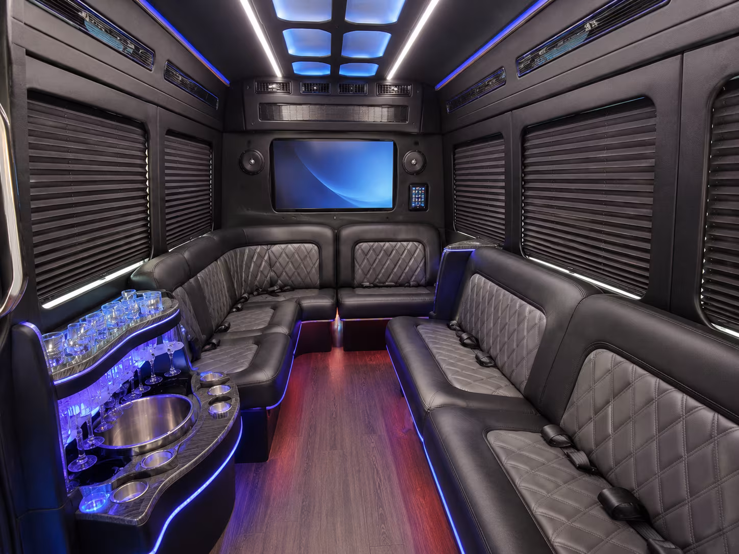 ventura party bus interior